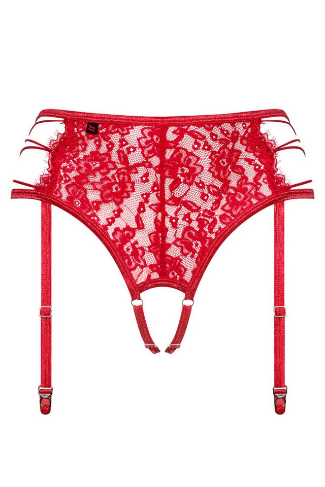 Obsessive String Roter Dessous Reizwäsche Strapsgürtel Garter Belt mit Bändern und Stru von Obsessive