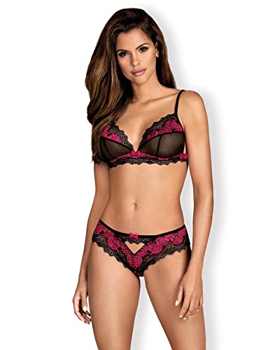 Obsessive Damen Tulia DOS Piezas S/M Dessous Sets, Multicolor (Multicolor) von Obsessive