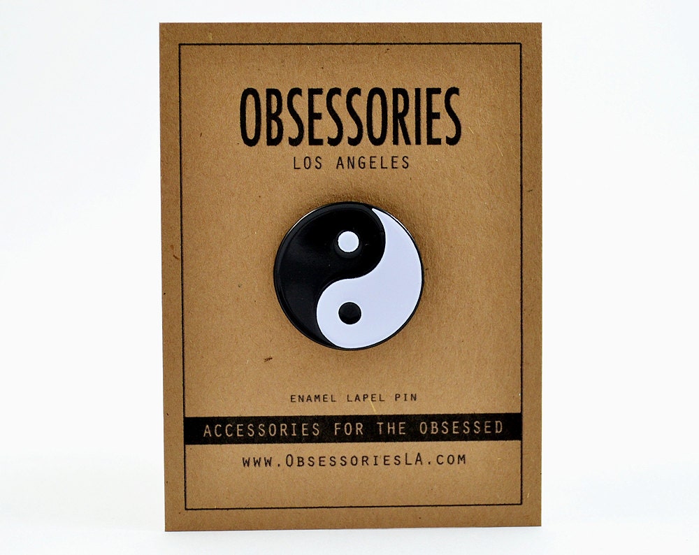 Yin Yang Pin Anstecknadel Soft Emaille Brosche 25mm Pinback & Accessoires Ying Schmuck Geschenk 90Er Jahre Grunge Yin Yang Pin Anstecknadel Soft Emaille Brosche 25mm Pinback & Accessoires Ying Schmuck Geschenk 90Er Jahre Grunge von ObsessoriesHandmade