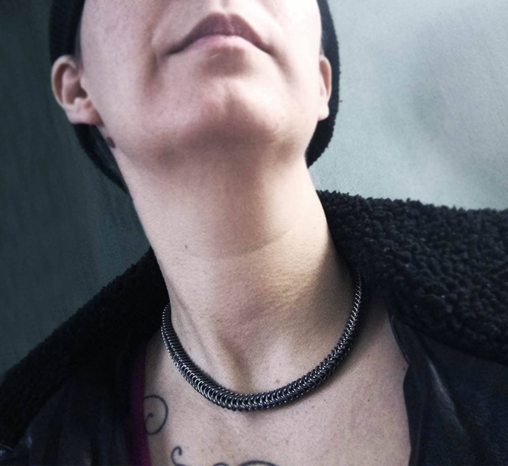 Wikinger Unisex Box Anhänger Halskette Sterling Silber von ObsidianDreamsShop