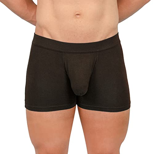 OBVIOUSLY EliteMan Boxershorts, 7,6 cm Bein, Schwarz, Large von Obviously