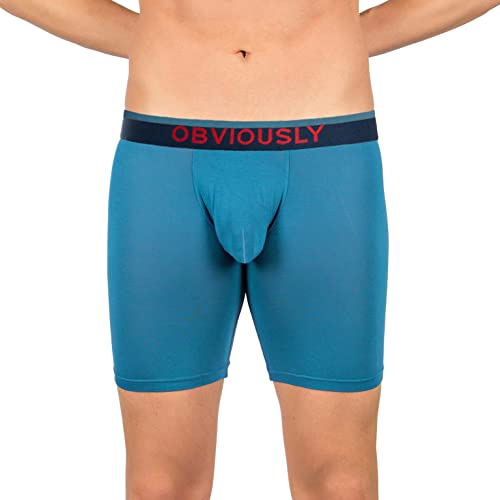 OBVIOUSLY Freeman Boxershorts, 15,2 cm Bein, Pazifik, X-Large von Obviously