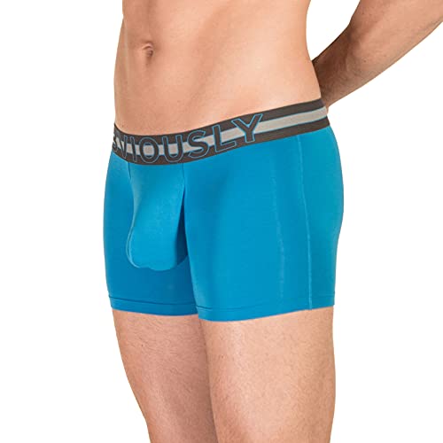 Obviously Bondi Blue EveryMan AnatoMAX Boxer Brief 3inch Bein - X Groß von Obviously