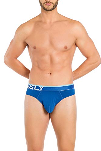 Obviously EveryMan AnatoMAX Herren-Slip, Blau, blau, L von Obviously