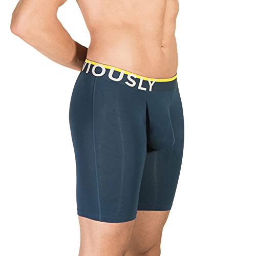 Obviously Nautische Marine EveryMan AnatoMAX Boxer Brief 9inch Bein - Groß von Obviously