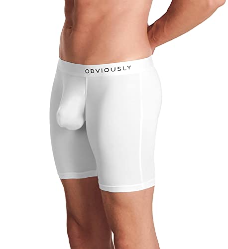 Obviously PrimeMan Boxershorts, 15,2 cm Bein, Wei?/opulenter Garten, Large von Obviously