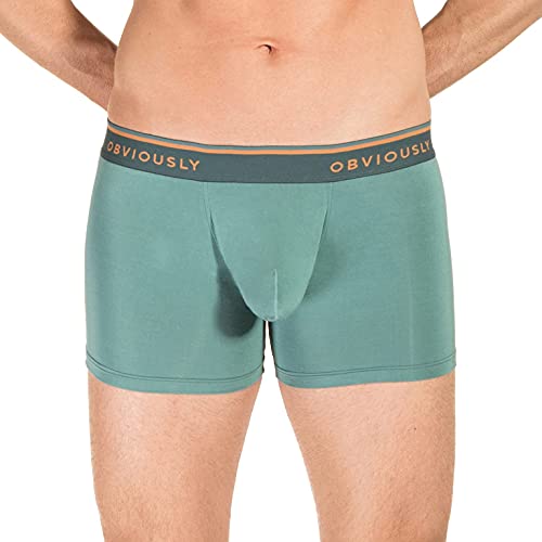 Obviously Teal EveryMan AnatoMAX Boxer Brief 3inch Bein - Klein von Obviously