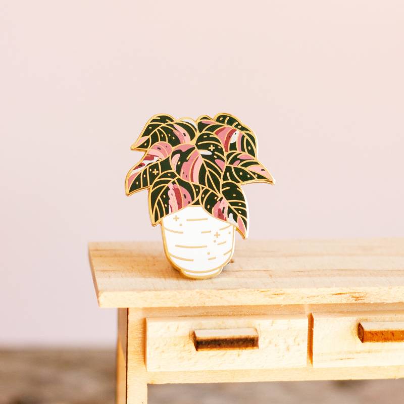 Pink Princess Philodendron Anstecknadel Anstecknadel Zimmerpflanze Pink Princess Philodendron Anstecknadel Anstecknadel Zimmerpflanze von Occasionalish