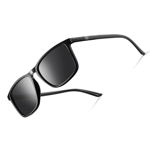 Occhsouo Polarisierte Sonnenbrille für Herren und Damen, klassisch, Retro-Design, Roche Black von Occhsouo