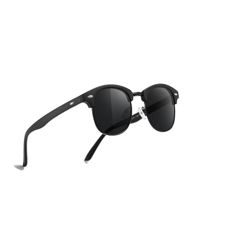 Occhsouo Polarisierte Sonnenbrille für Herren – vollständiger UV-Schutz, modernes Design, Ice Black von Occhsouo