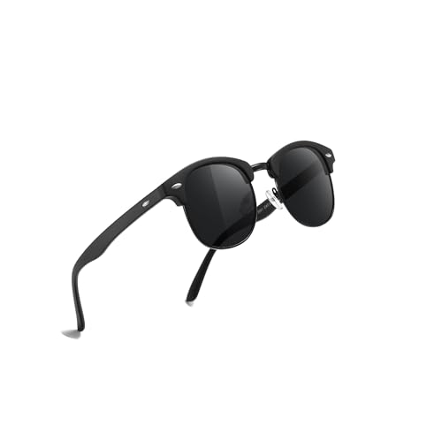 Occhsouo Polarisierte Unisex-Brille, klassischer Stil, ideal für Fahren und Outdoor-Aktivitäten, Arctic Black von Occhsouo