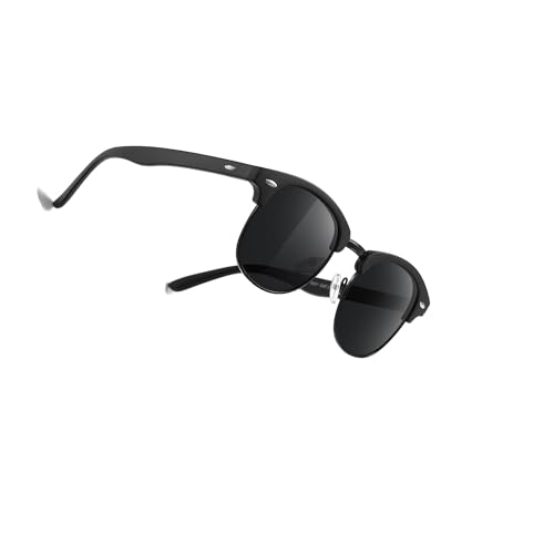 Occhsouo Polarisierte Unisex-Brille, klassischer Stil, ideal für Fahren und Outdoor-Aktivitäten, Noble Black von Occhsouo