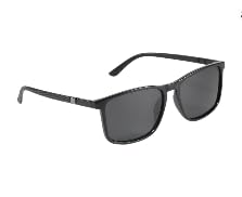 Occhsouo Sonnenbrille für Herren, polarisiert, Damen, UV400-Schutz, Dunkles Schwarz von Occhsouo