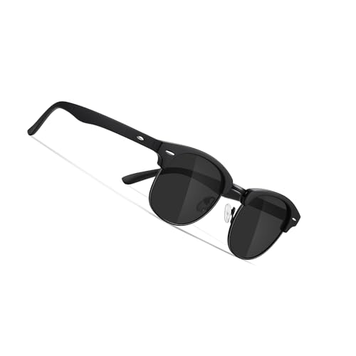 Occhsouo Sonnenbrille für Männer und Frauen – polarisiert, elegant und bequem, Dust Black von Occhsouo
