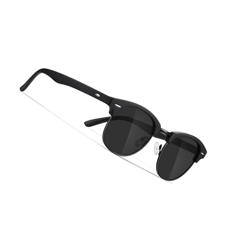 Occhsouo Sonnenbrille für Männer und Frauen – polarisiert, elegant und bequem, Iron Black von Occhsouo