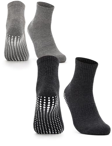Occulto Damen Stoppersocken 80% Baumwolle 2-4 Paar (Modell: Madeleine) 2 Paar|Schwarz,Grau 35-38 von Occulto