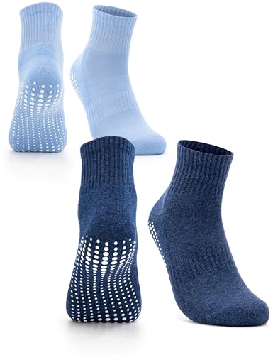 Occulto Damen Stoppersocken 80% Baumwolle 2-4 Paar (Modell: Madeleine) 2 Paar|Navy,Blau 39-42 von Occulto
