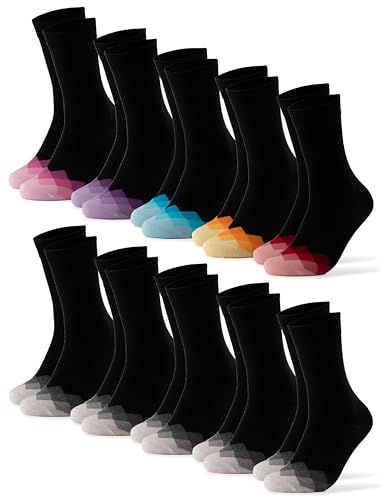 Occulto Damen Bunte Socken 10er Pack (Modell: Evelin) Mix1 39-42 von Occulto