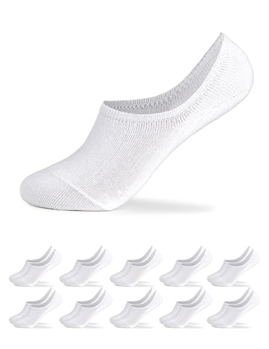 Occulto Damen Füsslinge 10er Pack (Modell: Susi) Weiß 35-38 von Occulto