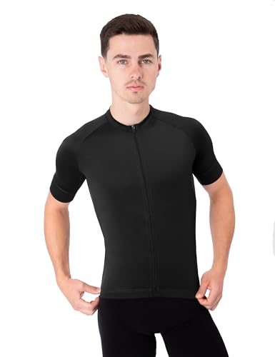 Occulto Herren Rennrad Trikot (Modell: Milano), Fahrradtrikot Schwarz M von Occulto