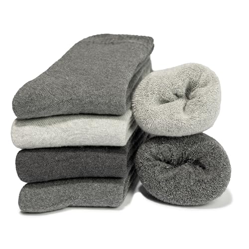 Occulto Herren Warme Wintersocken 6er Pack (Modell: Bille) Grau Mix 43-46 von Occulto