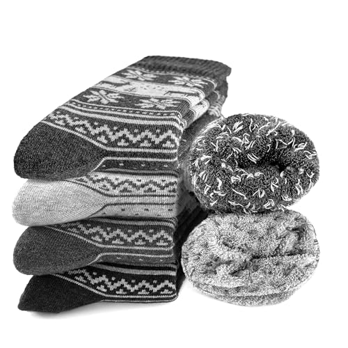 Occulto Herren Warme Wintersocken 6er Pack (Modell: Bille) Norweger 39-42 von Occulto