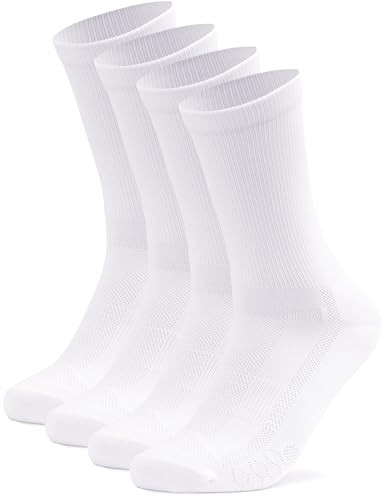 Occulto Herren & Damen Rennradsocken 2er Pack (Modell: Eddy), Fahrradsocken 2 X Weiß 39-42 von Occulto