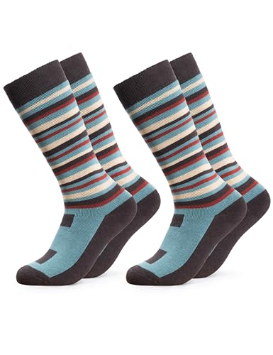 Occulto Kinder Skisocken 2er Pack (Modell: Mondi) Grau 23-26 von Occulto