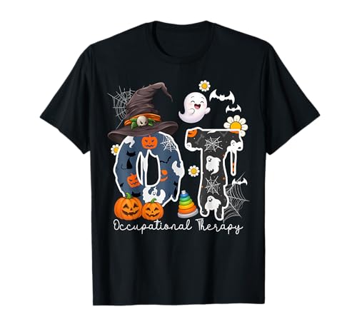 Halloween Ergotherapie Ghost Spooky Nurse OT Men T-Shirt Halloween Ergotherapie Ghost Spooky Nurse OT Men T-Shirt von Occupational Therapy Halloween For Men Women