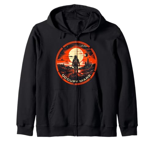 Occupy Mars Astronomy Space Explorer Astronaut Herren Damen Kapuzenjacke Occupy Mars Astronomy Space Explorer Astronaut Herren Damen Kapuzenjacke von Occupy Mars Space