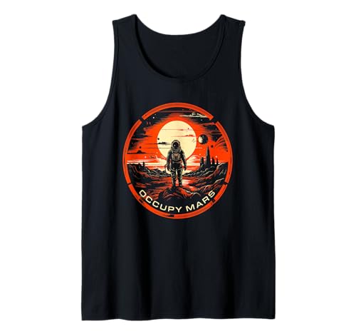 Occupy Mars Astronomy Space Explorer Astronaut Herren Damen Tank Top Occupy Mars Astronomy Space Explorer Astronaut Herren Damen Tank Top von Occupy Mars Space