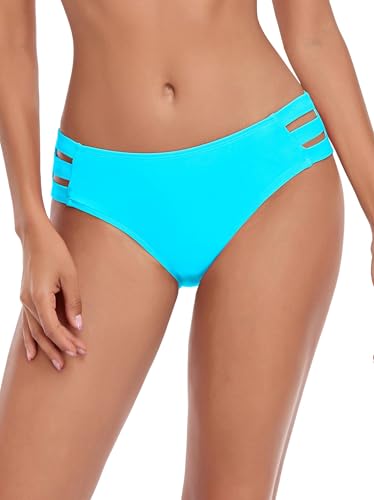 Ocean Blues Damen-Bikini mit vollständiger Abdeckung, Swim Bottom, Himmelblau, L von Ocean Blues