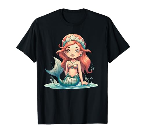 Niedliches Meerjungfrau-Liebhaber, Geschenk für Erwachsene, Männer, Frauen, Kinder, Mädchen, Jungen T-Shirt von Ocean Sea Mermaid Lover Birthday Holiday Presents