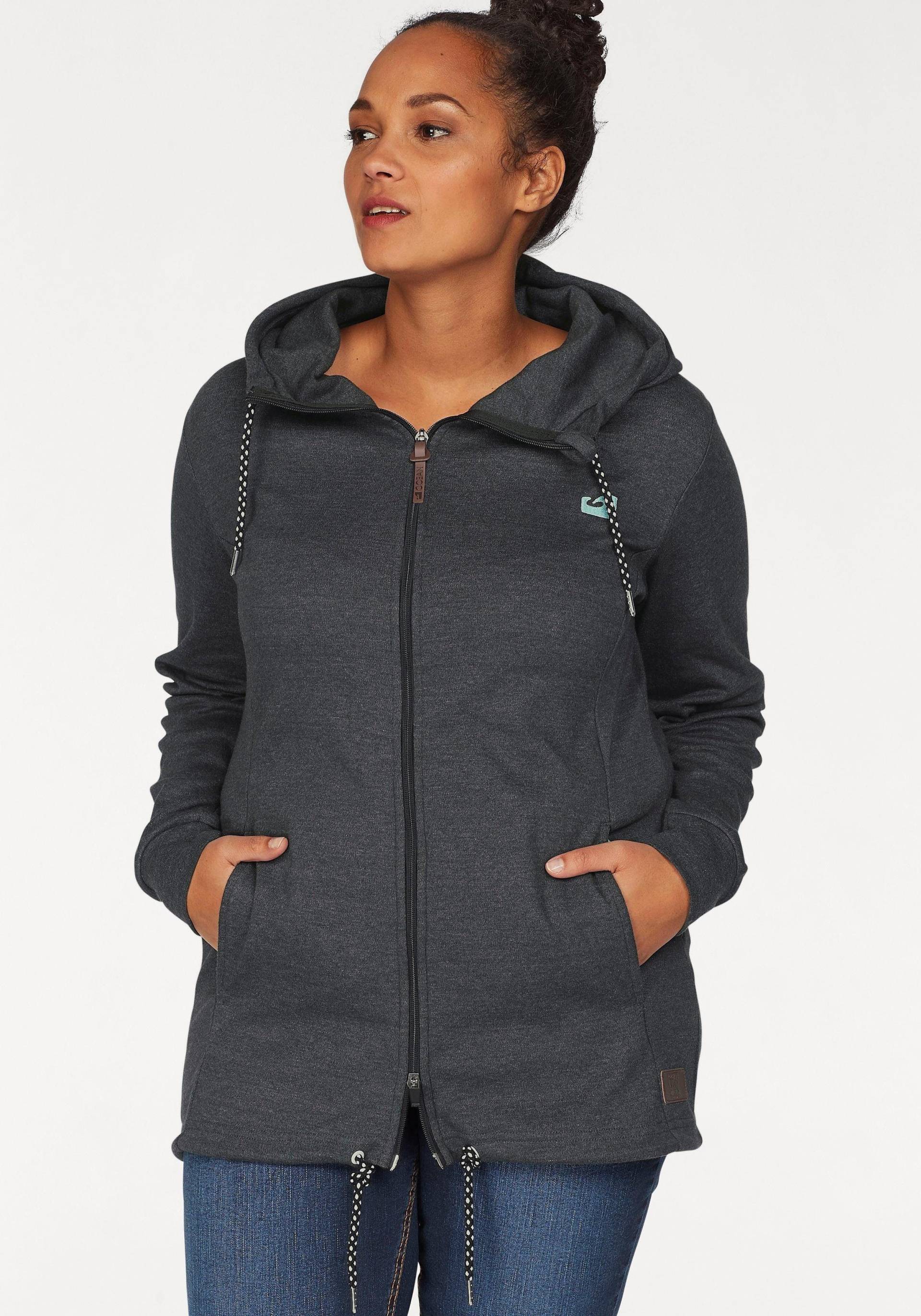 Große Größen: Ocean Sportswear Kapuzensweatjacke, anthrazit, Gr.40/42-56/58 von Ocean Sportswear