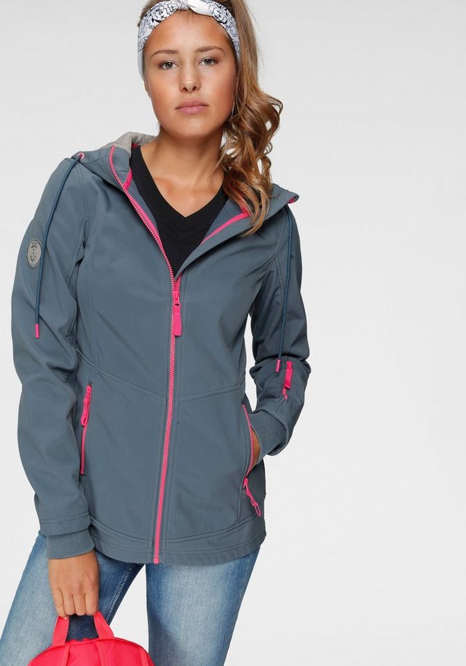 Ocean Sportswear Softshelljacke aus recyceltem Polyester mit Kontrastdetails von Ocean Sportswear