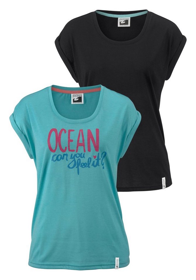 Ocean Sportswear T-Shirt (Packung, 2er-Pack) in Viskose-Qualität von Ocean Sportswear