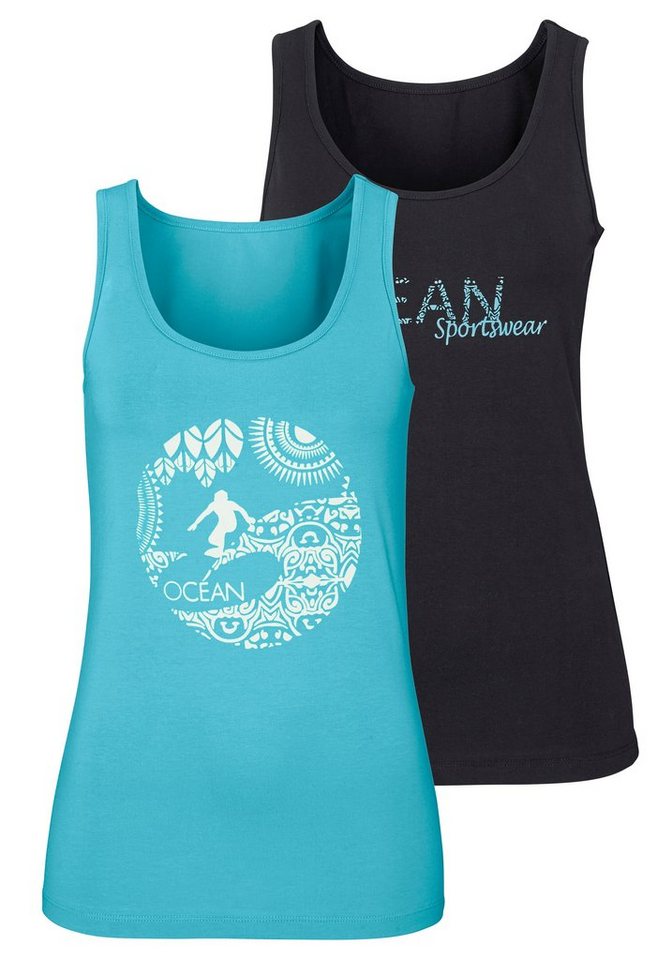 Ocean Sportswear Tanktop (Packung, 2er-Pack) mit unterschiedlichen Drucken von Ocean Sportswear