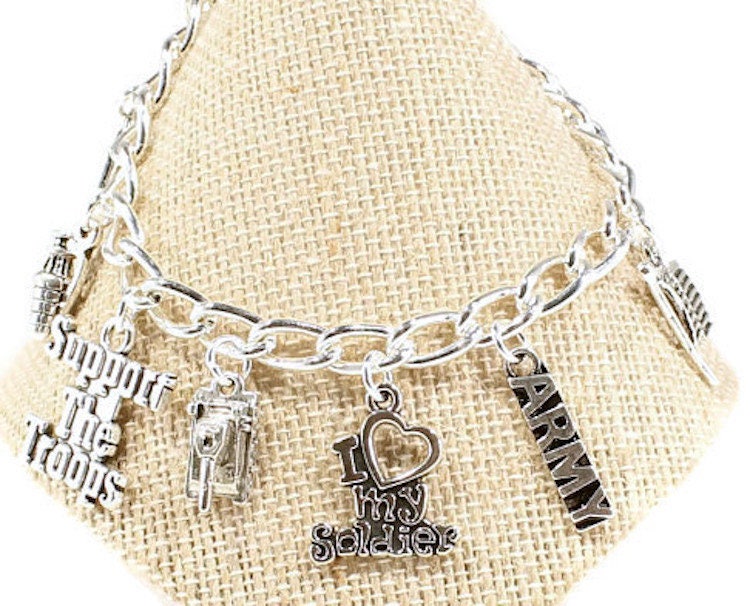 Armee Armband - Schmuck Geschenk Für Männer Frau Mutter von OceanPalmsJewelry