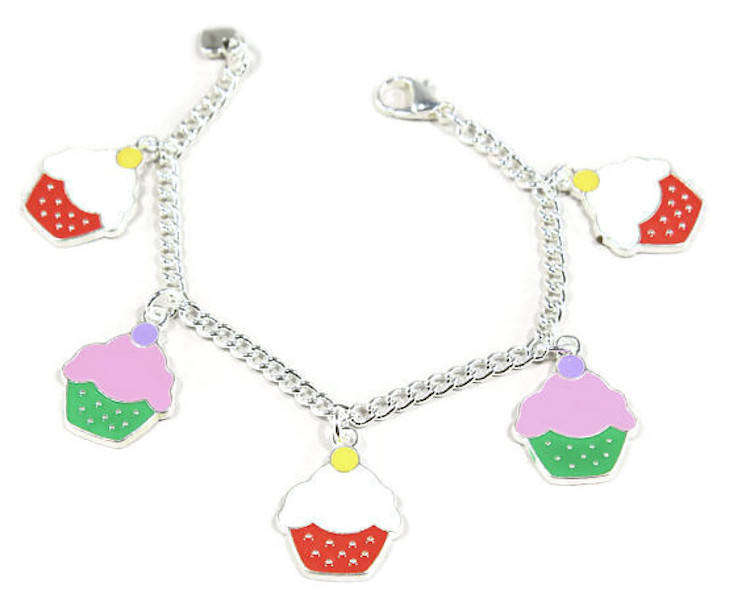 Mädchen Armband - Für Schmuck Kinder Charm Cupcake Geschenk von OceanPalmsJewelry