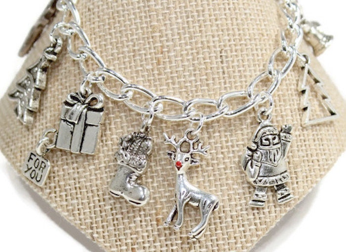 Rudolph Rentier Armband - Urlaub Schmuck Weihnachts Festliches Red Nose Reindeer von OceanPalmsJewelry