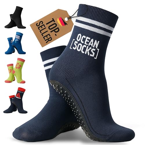 OceanSocks Strandsocken rutschfest – Barfußsocken mit Sohle für Strand, Wasser, Watt, Boot & Trampolin – Aqua-Schuhe für Damen, Herren & Kinder OceanSocks Strandsocken rutschfest – Barfußsocken mit Sohle für Strand, Wasser, Watt, Boot & Trampolin – Aqua-Schuhe für Damen, Herren & Kinder von OceanSocks