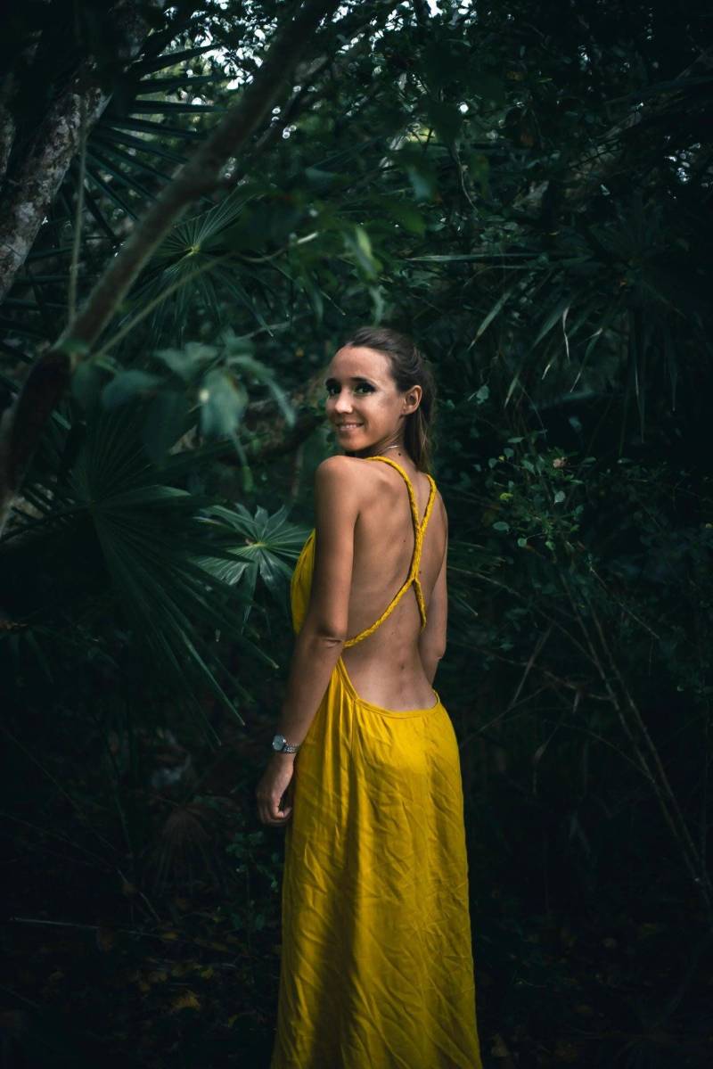 Handgemachtes Leinen Kleid Boho Flowy Sommer Outfit von OceanaTulumBoutique