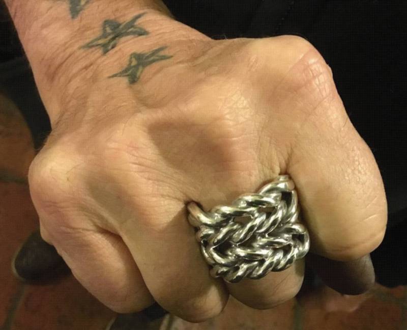 Haltering .925 Silber Massiv Biker Heavy Metal Rock Verfügbar T - Z+5 von OceaniaLegendsDesign