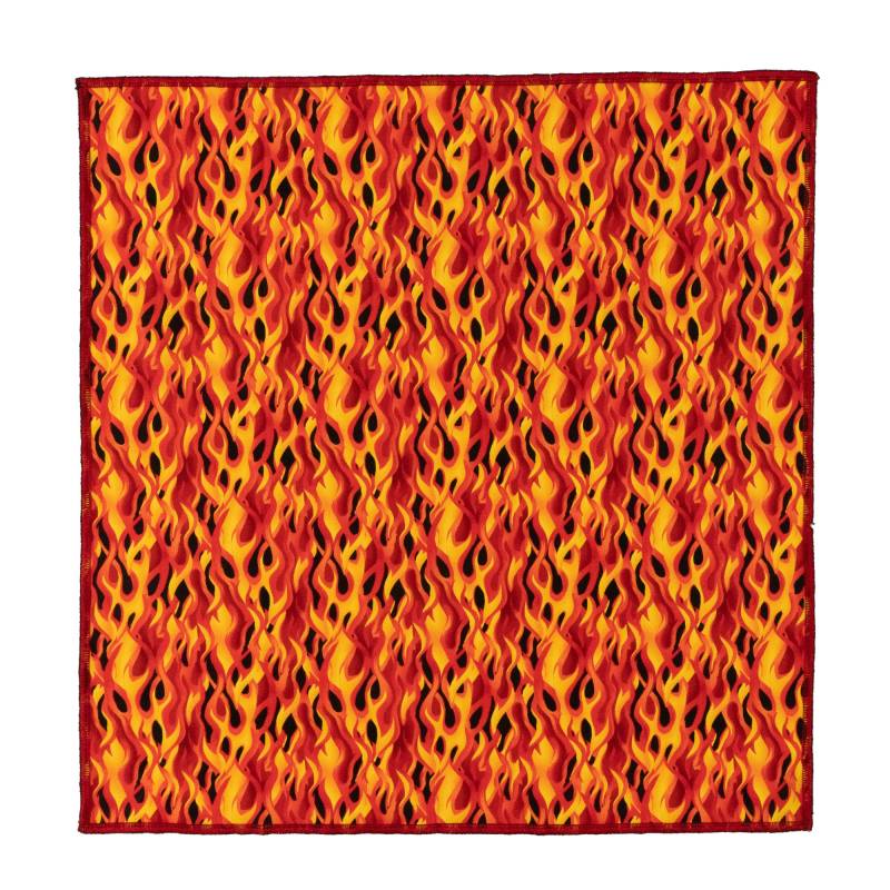 Orange Flammen Feuer Print Bandana Biker Gothic Stirnband Haar Krawatte Hund Haustier Tier Chemowear Bandanna Schal 100% Baumwollgewebe von OceaniaLegendsDesign