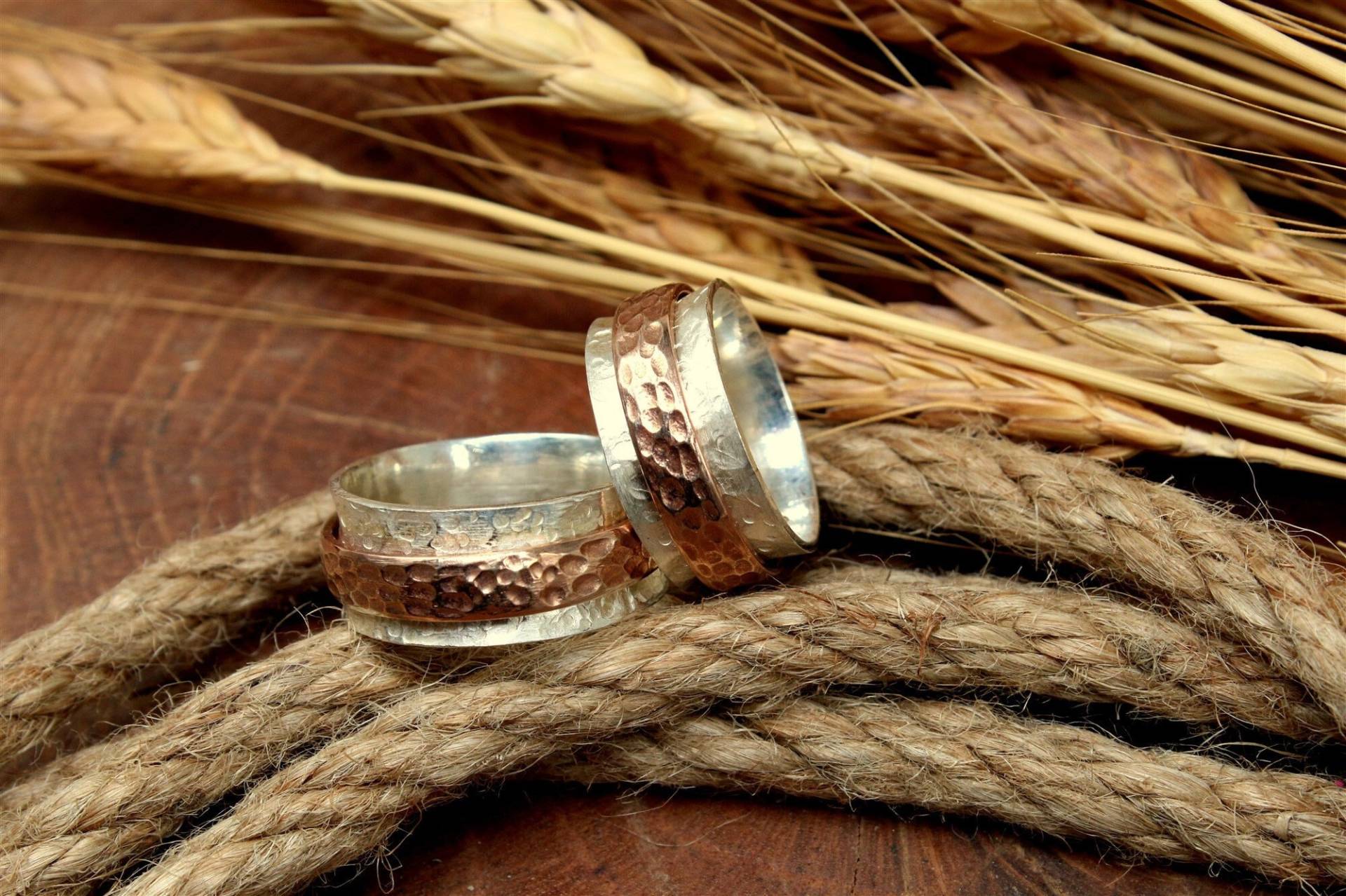 10mm Solide 925 Sterling Bandring, Silber Ring Band, Gold Spinner Ring, Ehering, Versprechen Verlobungsring, Geschenk Für Sie von OceansilverArt