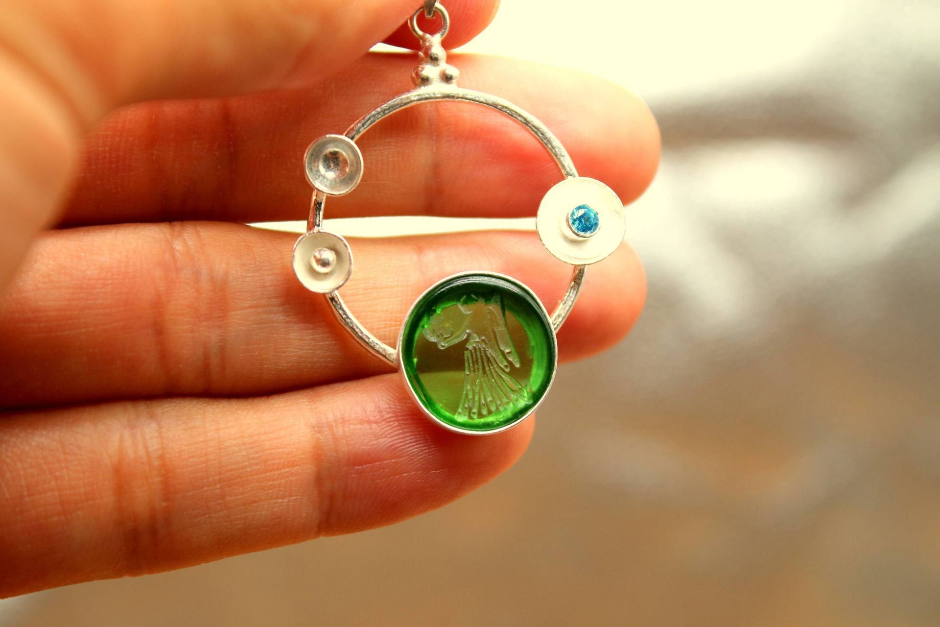 Virgo Silber Anhänger, Halskette, Sternzeichen Anhänger Schmuck, Virgotierkreis, Virgocharm, Geschenk Für Sie Virgo Silber Anhänger, Halskette, Sternzeichen Anhänger Schmuck, Virgotierkreis, Virgocharm, Geschenk Für Sie von OceansilverArt