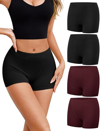 Ocexteur Damen Unterhosen Boxershorts Baumwoll Pantys Frauen Baumwolle UnterwäSche Damen Slips Mehrpack Atmungsaktiv Panties Hipster Mehrpack von Ocexteur