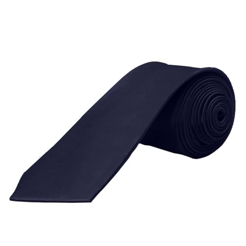 OcioDual Krawatten für Herren, Krawatte Dunkelblau für hochzeitsanzug Herren, Schmale Unisex Krawatte ohne Satindruck für Hochzeit, Party, kommunion, Krawatte Damen, 100% Polyester OcioDual Krawatten für Herren, Krawatte Dunkelblau für hochzeitsanzug Herren, Schmale Unisex Krawatte ohne Satindruck für Hochzeit, Party, kommunion, Krawatte Damen, 100% Polyester von OcioDual