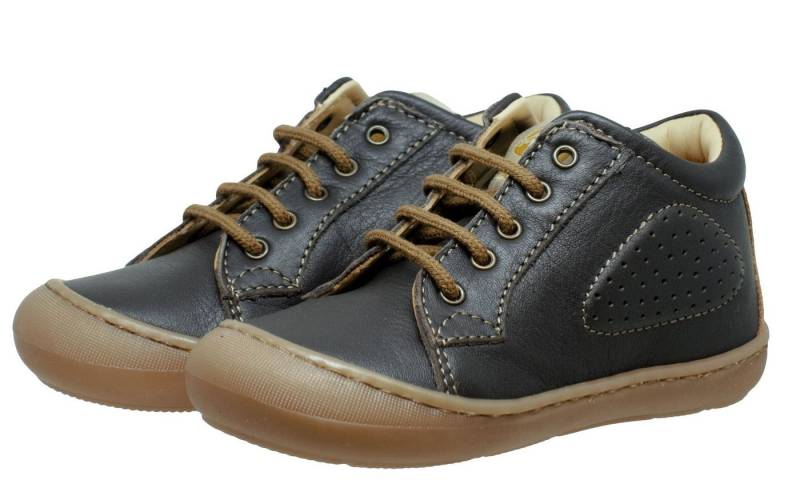 Ocra Ocra 070 Halbschuh Baby Lauflernschuhe Leder Braun Schnürschuh von Ocra