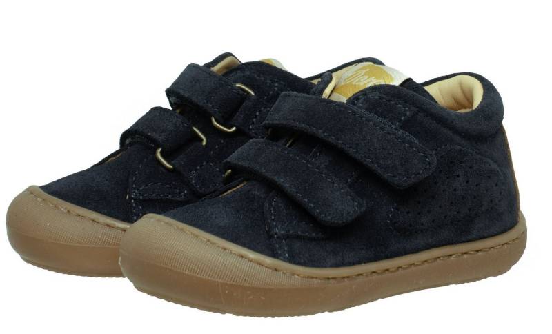 Ocra Ocra 071 Halbschuh Baby Lauflernschuhe Leder Klett Blau Schnürschuh von Ocra